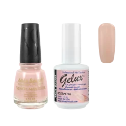 The Match (Gelux and French Manicure Combo) Rose Petal
