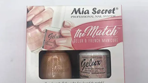 The Match (Gelux and French Manicure Combo) Ballerina