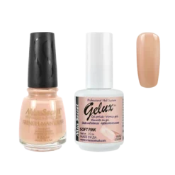 The Match (Gelux and French Manicure Combo) Soft Pink