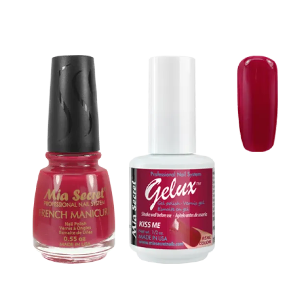 The Match (Gelux and French Manicure Combo) Kiss Me
