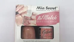 The Match (Gelux and French Manicure Combo) Pink Amaryllis