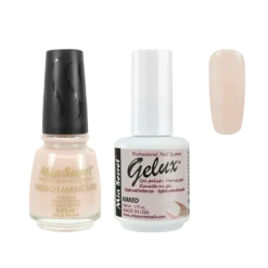 The Match (Gelux and French Manicure Combo) Naked