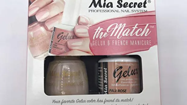 The Match (Gelux and French Manicure Combo) Pale Rose