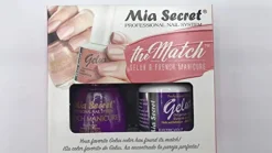 The Match (Gelux and French Manicure Combo) Purple