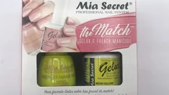 The Match (Gelux and French Manicure Combo) Neon Yellow