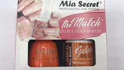 The Match (Gelux and French Manicure Combo) Neon Orange