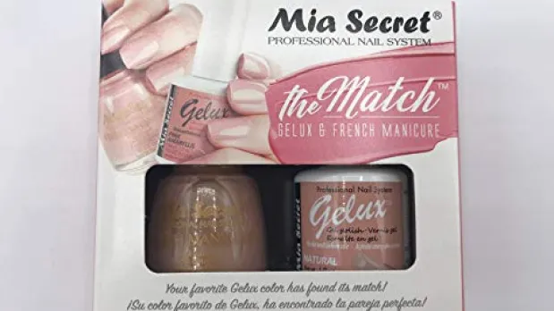 The Match (Gelux and French Manicure Combo) Natural