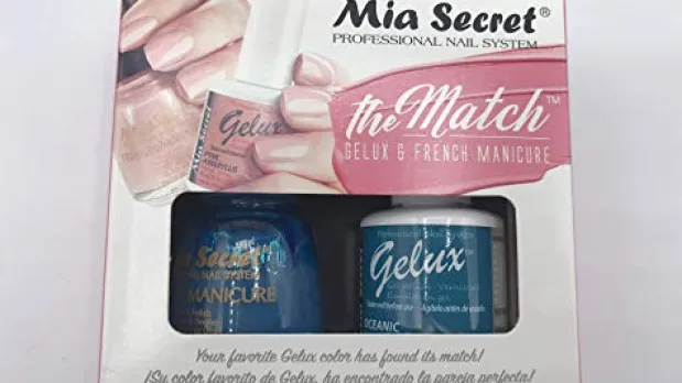 The Match (Gelux and French Manicure Combo) Oceanic