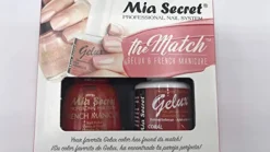 The Match (Gelux and French Manicure Combo) Coral
