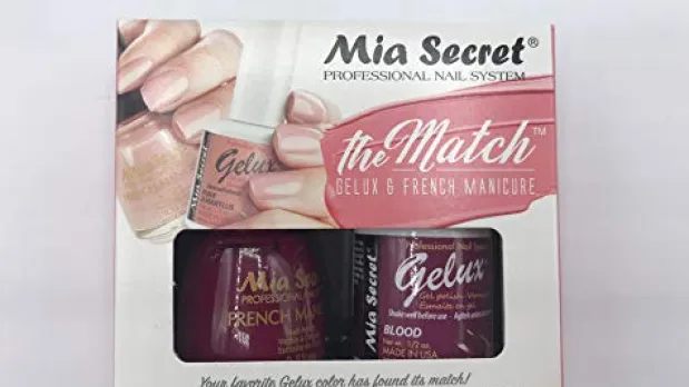 The Match (Gelux and French Manicure Combo) Blood